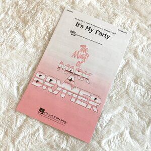 5/$25 'It's My Party' Pop Hit Vocal Arrangement Music Sheets